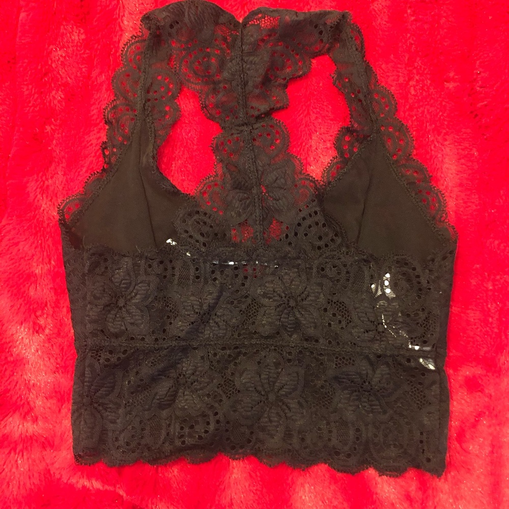 BLACK lace BRALETTE